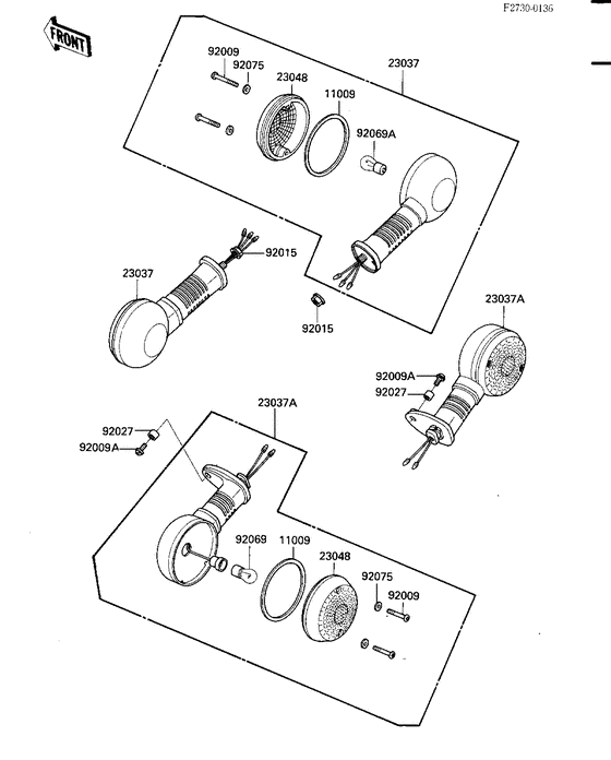 KZ1100 Поворотники