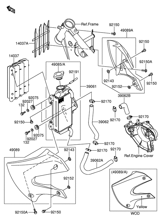 RM65 Радиатор