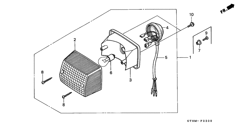 Taillight unit ass`y