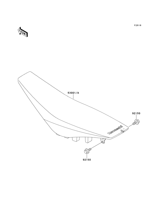 KX125 Сиденье