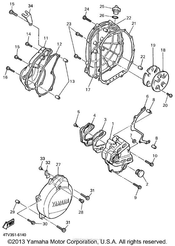 YZF600RK Боковые крышки