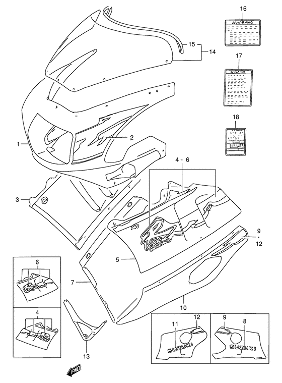 Cowling body