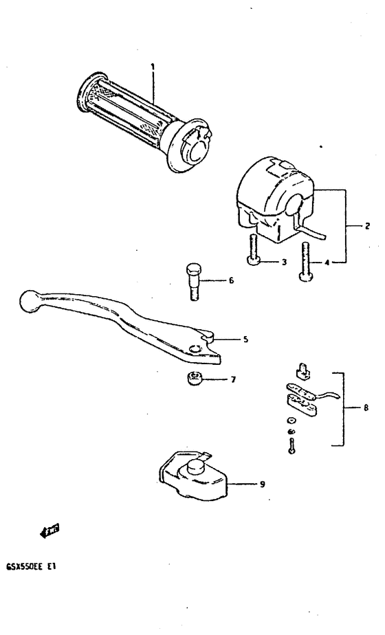 Right handle switch
