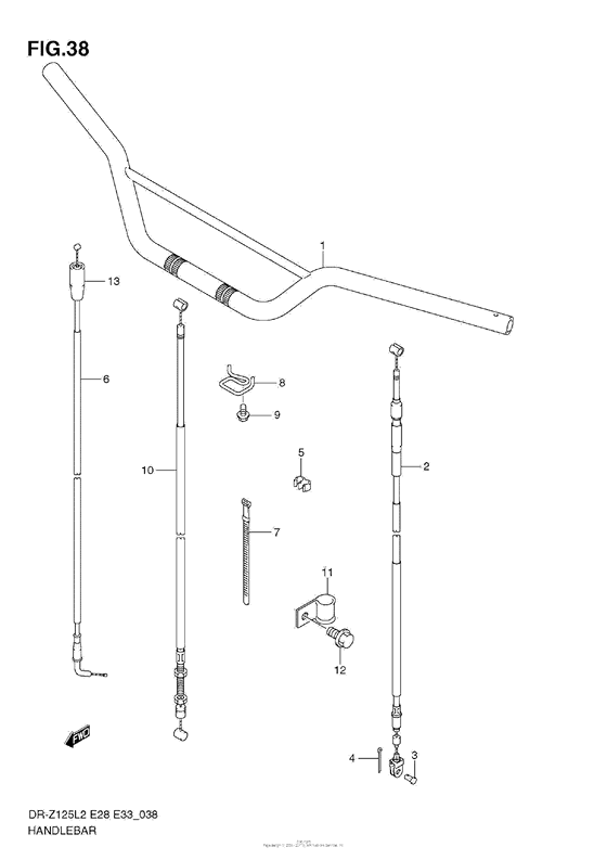 Handlebar (Dr-Z125 E33)