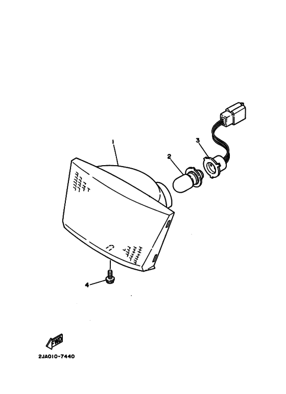 CG80Z Headlight assy