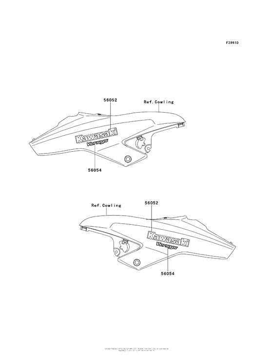 KLE650 Decals (White)(Cdf)(Ca,us)
