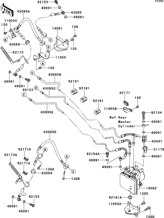 Brake piping(b9f)