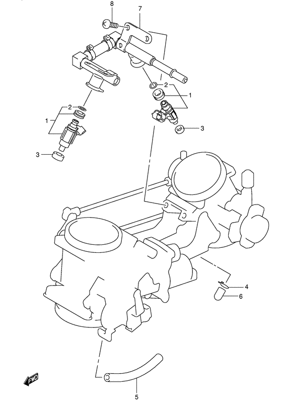 Throttle body fitting