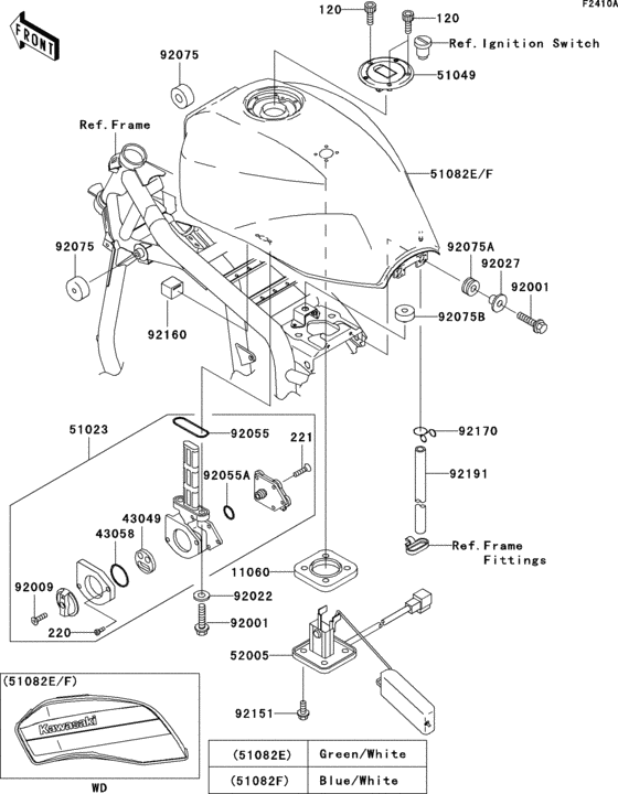 ZR1200 Fuel tank(1 / 2)(a2p)
