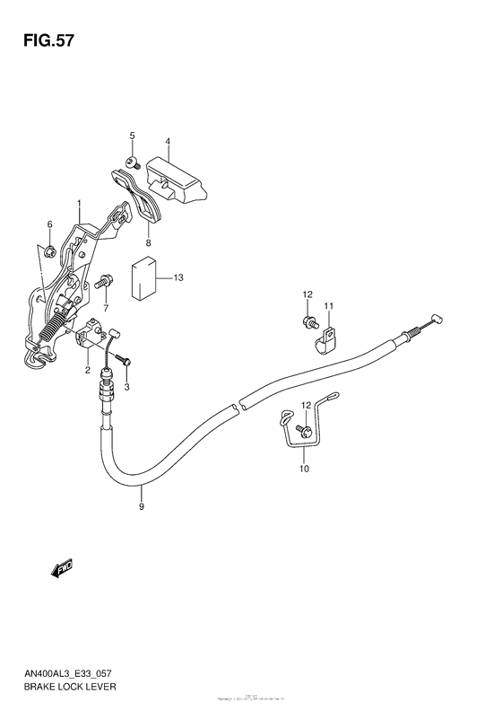 Brake Lock Lever