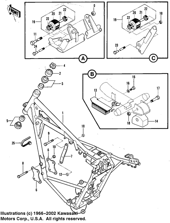 Frame/frame fittings