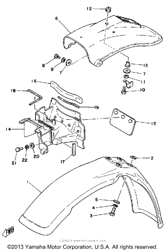 Front fender - rear fender