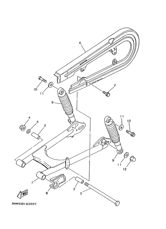 Rear arm. suspension