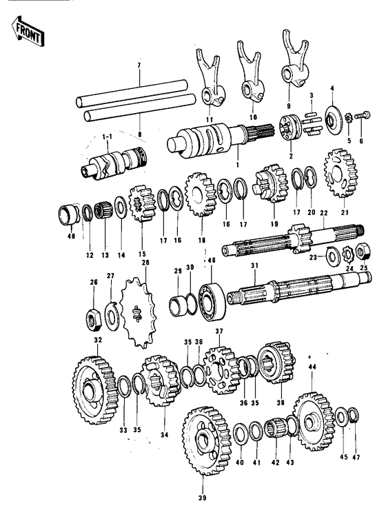 Transmission/change drum