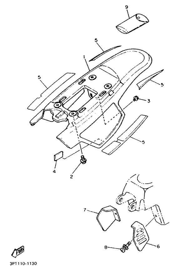 PW50 Couvercle lateral