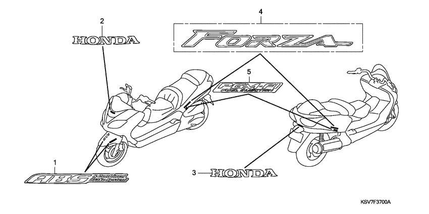 NSS250EX Mark / emblem