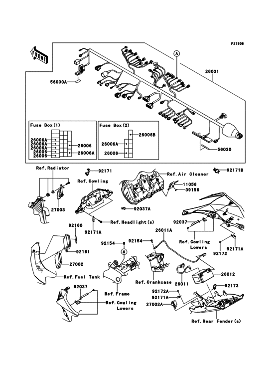 ZX1000 Электрика