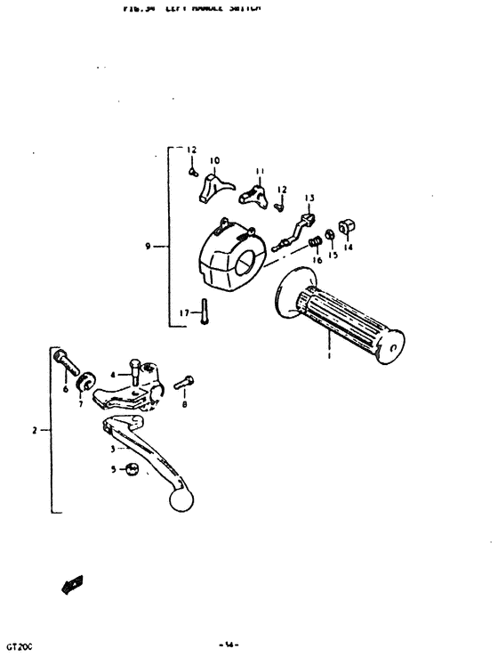 Left handle switch