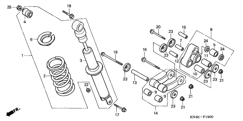 Rear cushion