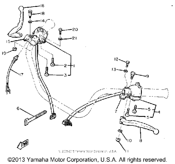 Handleswitch lever