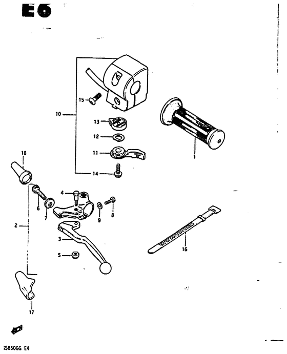 Left handle switch
