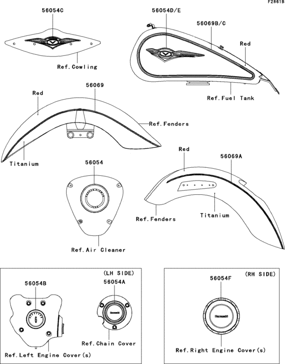 VN1700 Decals(red / titanium)(gaf)