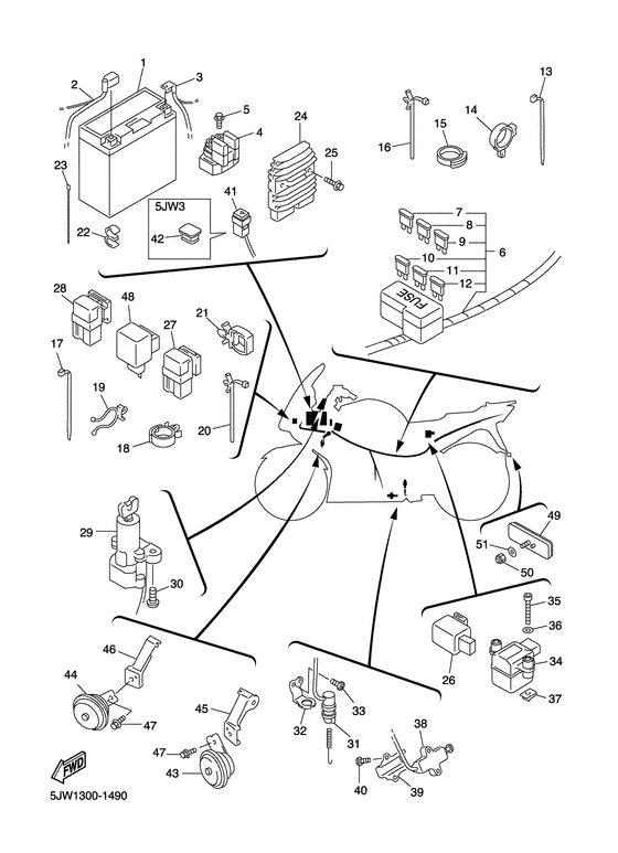 FJR1300 Электрика 2