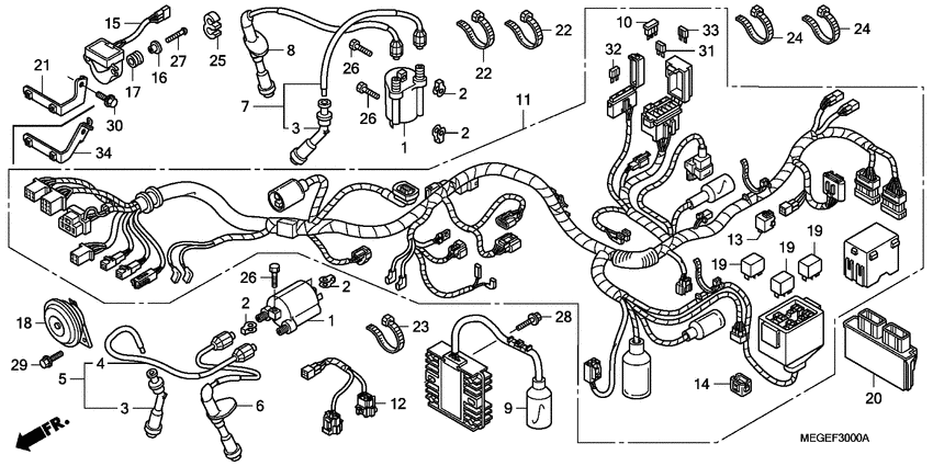 Harness wire