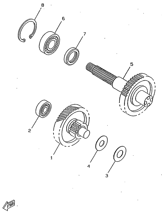 CW50RS Трансмиссия