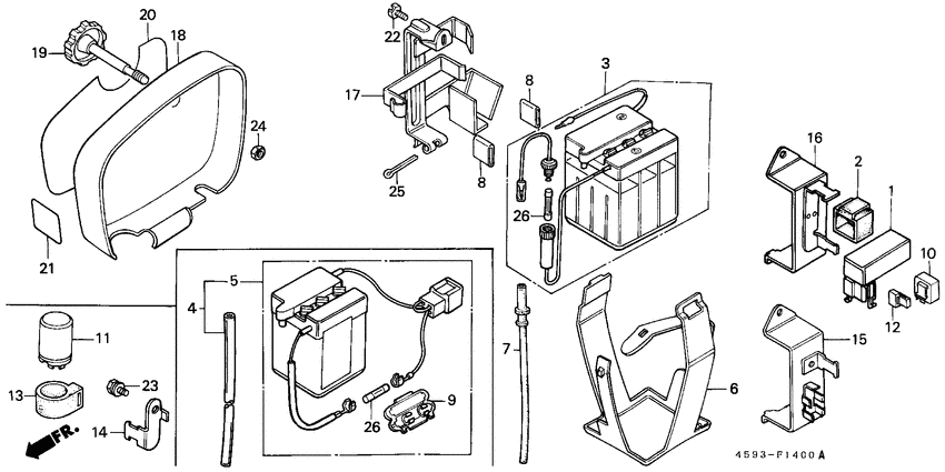 Battery/battery box