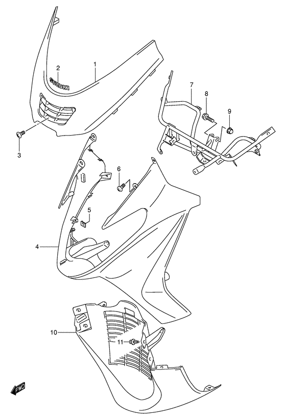 Front leg shield