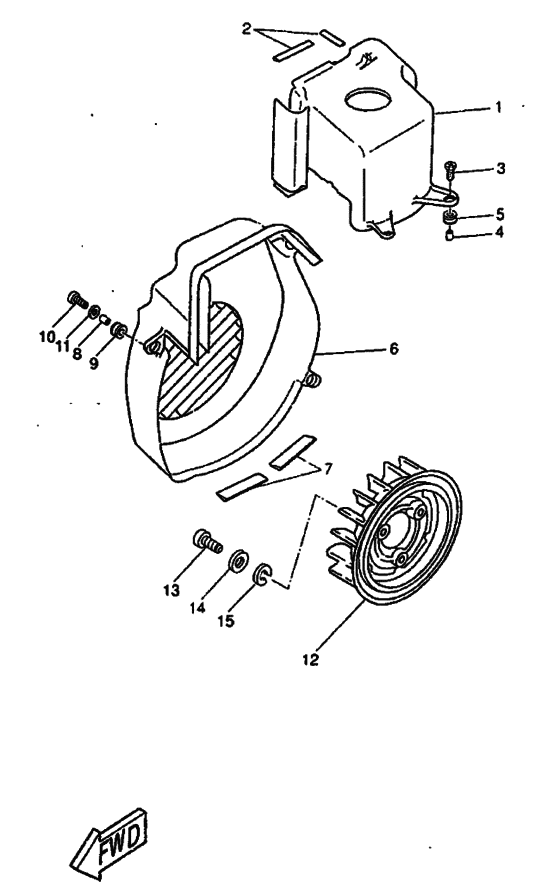 CW50RS Воздухоотвод и вентилятор
