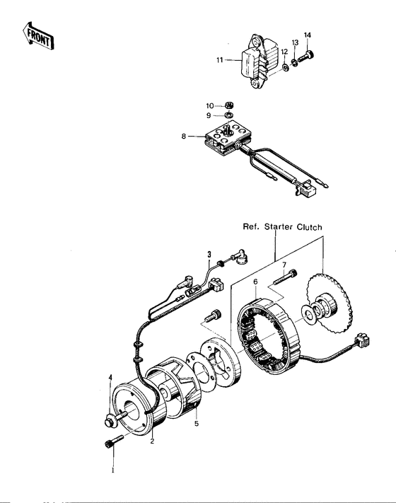 Generator/regulator/rectifier