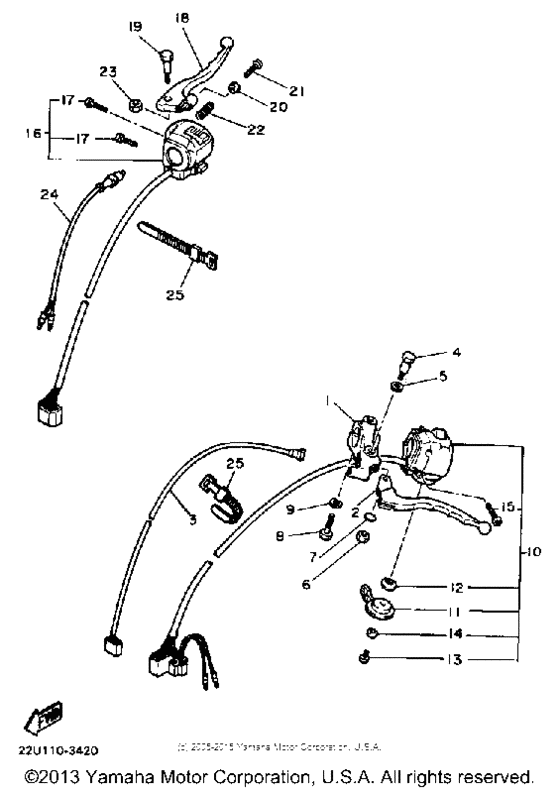 Handle switch-lever