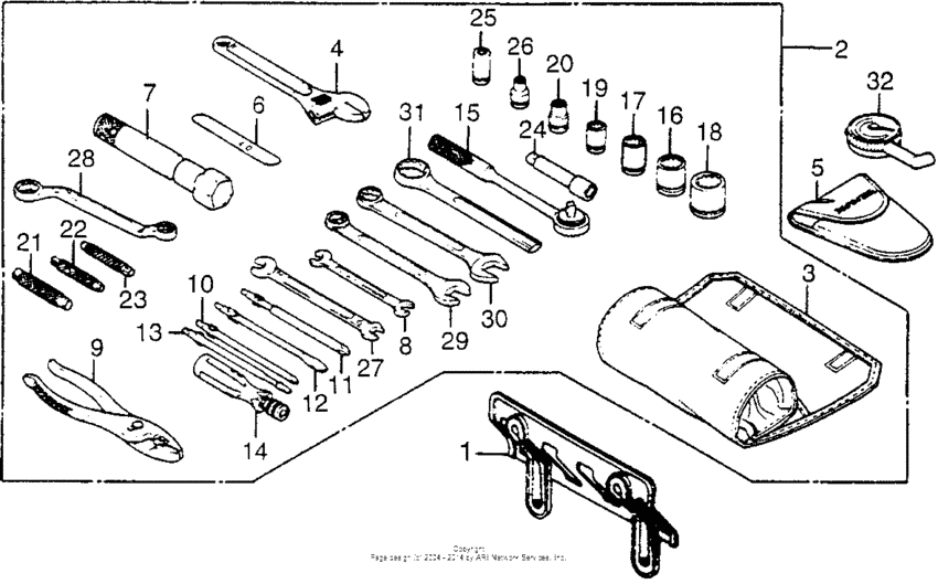 1200a/l tools 84-85