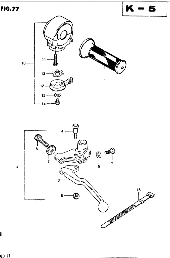 Left handle switch