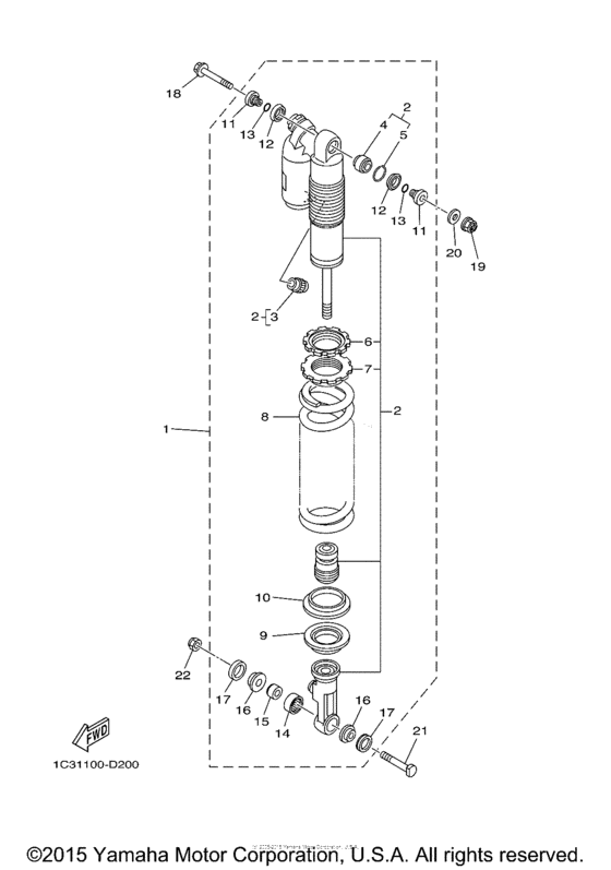 YZ125T1 Задняя подвеска