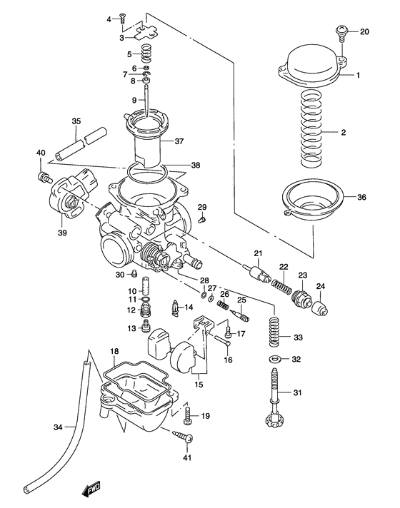 Carburetor assy