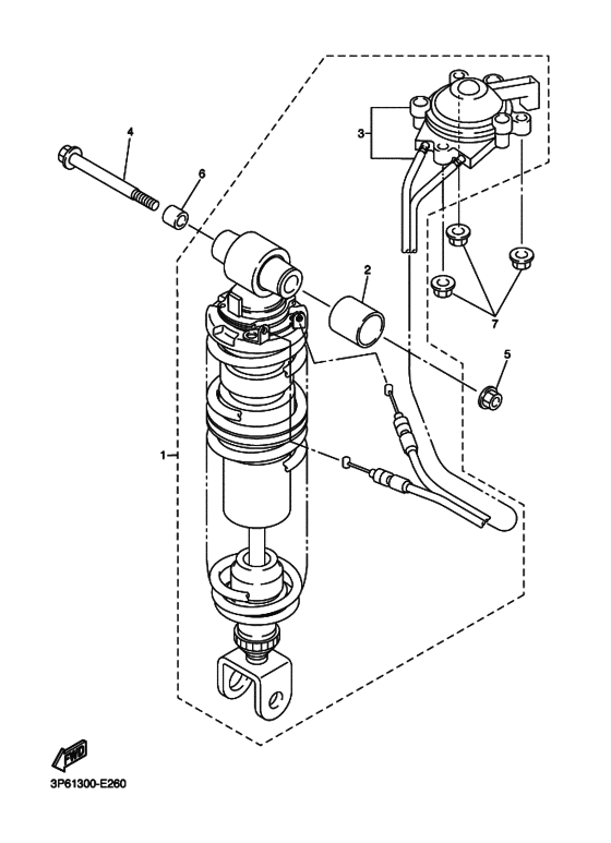 FJR1300A Задняя подвеска