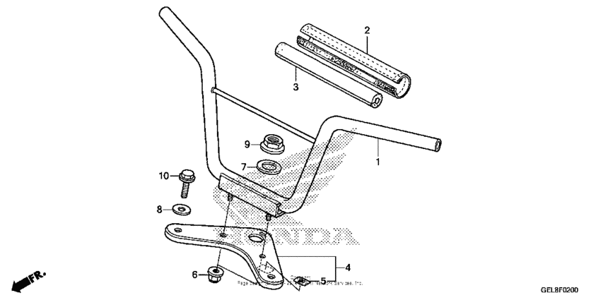 Handlebar + top bridge