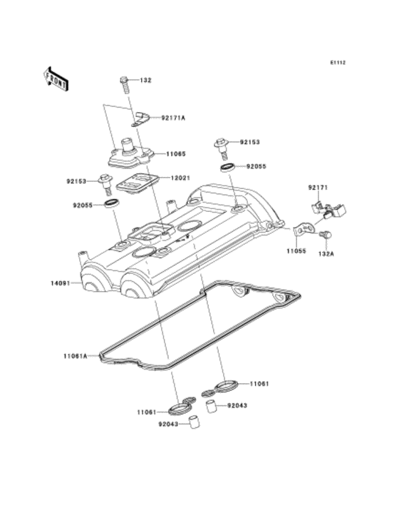 EX400 Крышка головки цилиндров