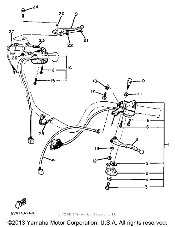 Handle switch-lever