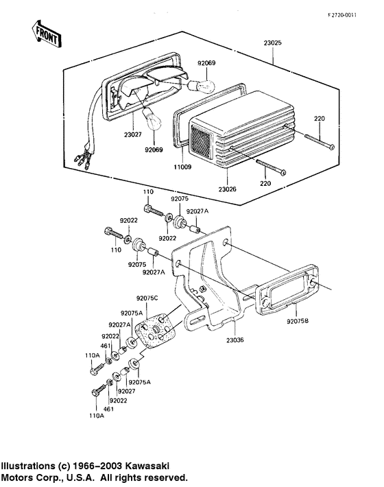 Taillight unit ass`y