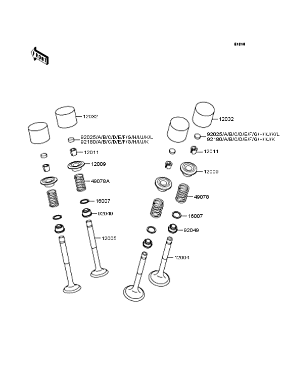 Rocker arms/valves