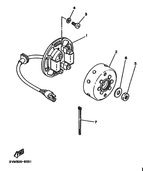 YZ250 YZ250U Generators