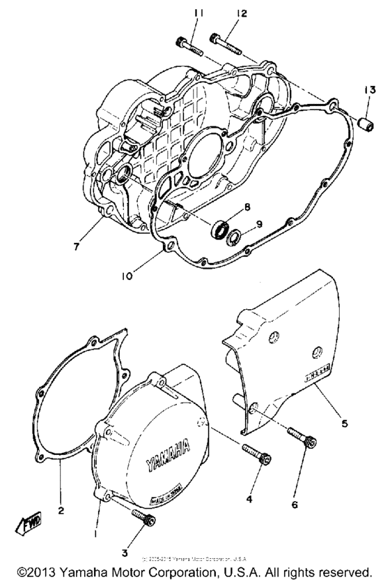 SR500G Боковые крышки