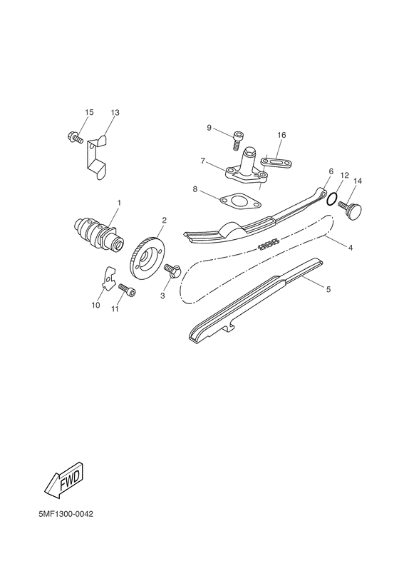 XQ150 Camshaft & chain
