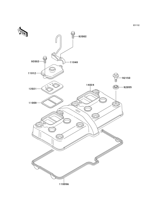 ZX500 Крышка головки цилиндров