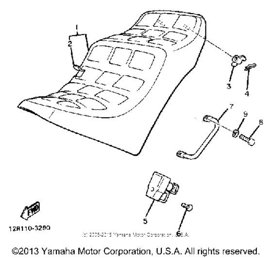 XS400K Сиденье
