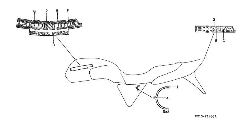 CB1000F Label read the manual